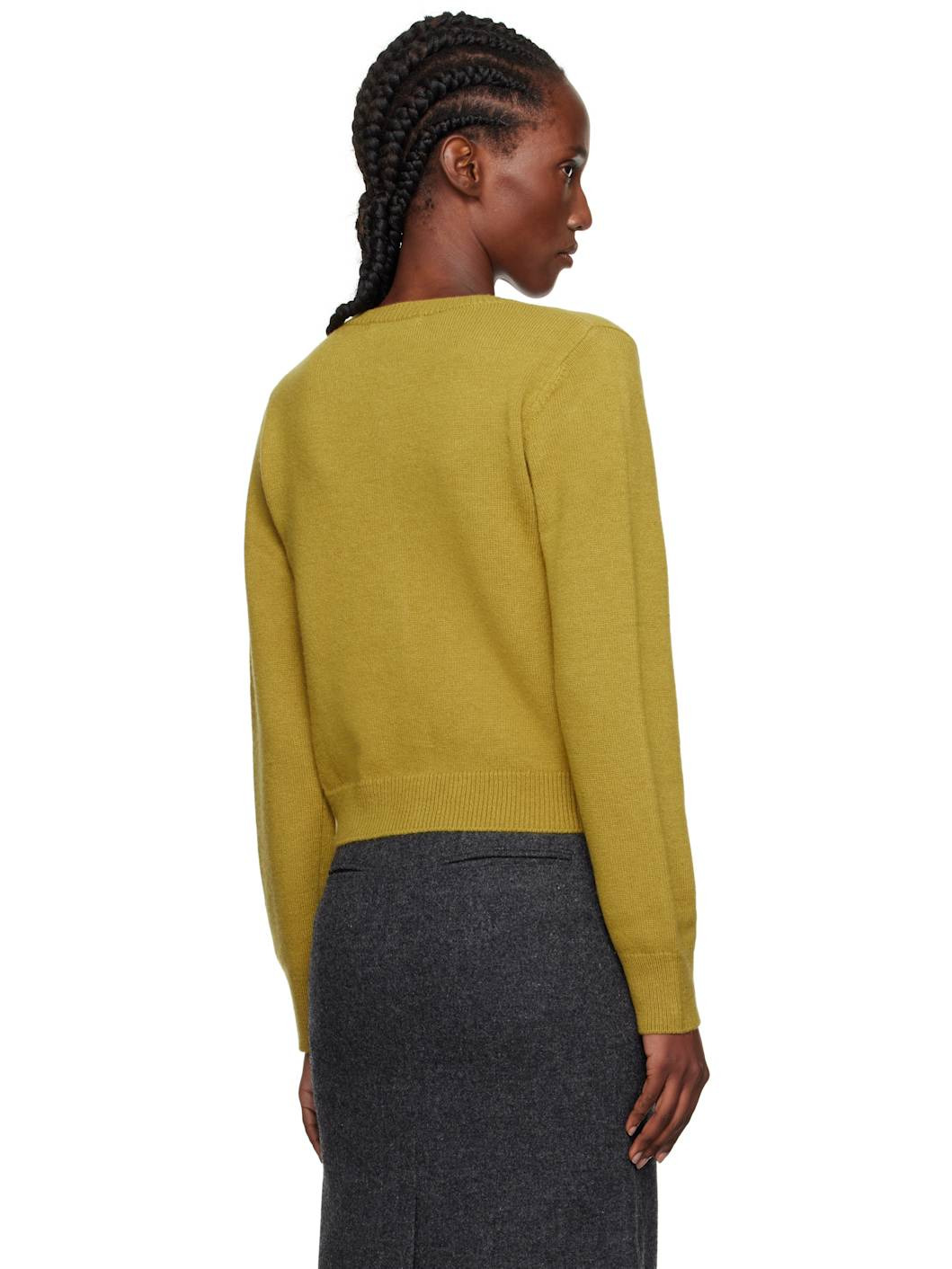 Green Diene Round Cardigan - 3
