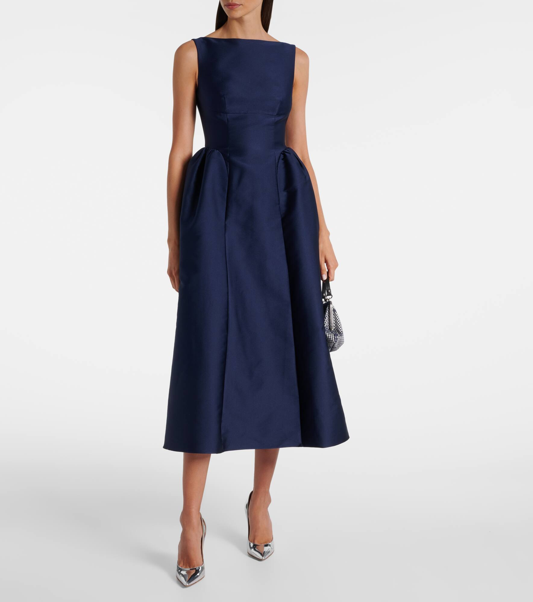 Taffeta midi dress - 2