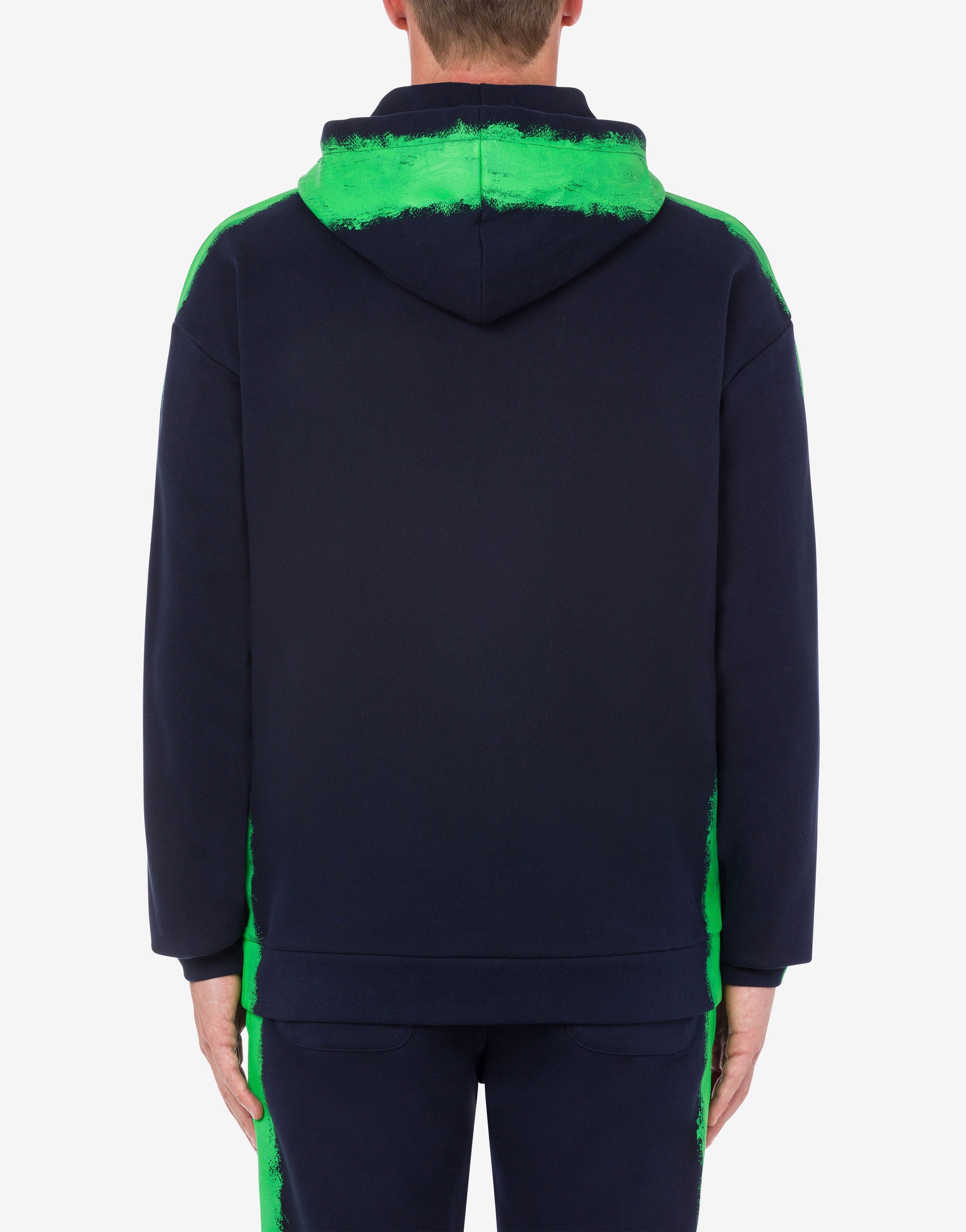MOSCHINO PAINT ZIPPED SWEATSHIRT - 3