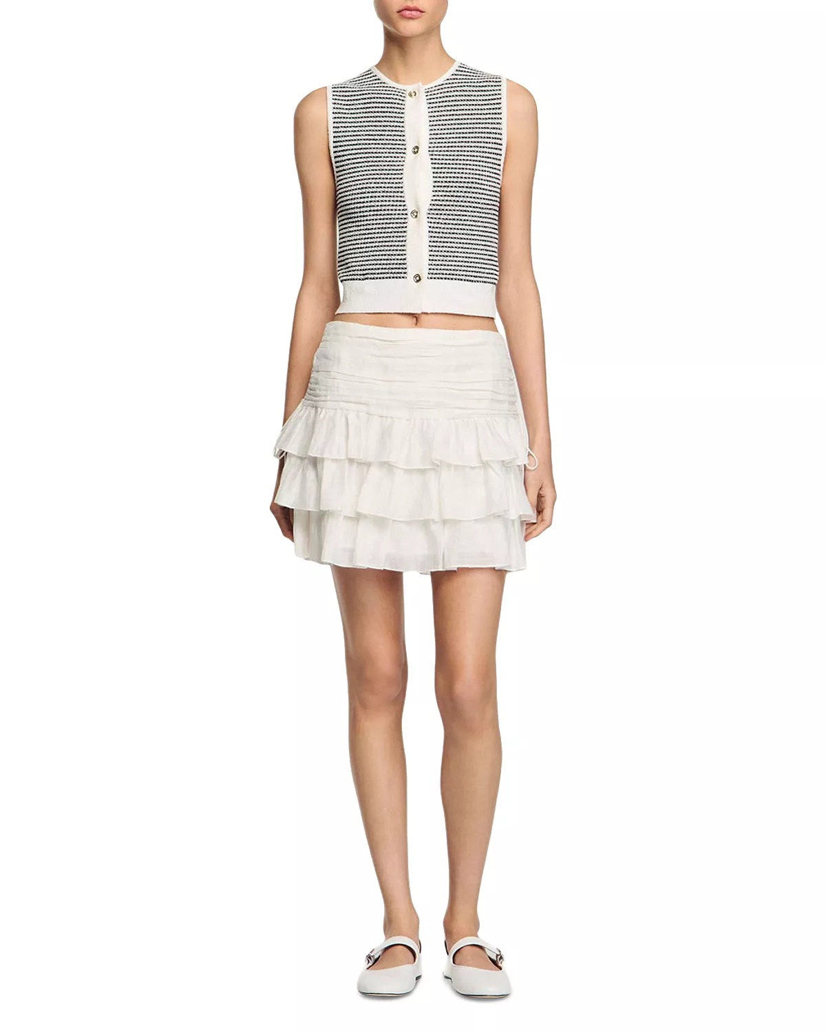 Short Ruffled Skirt - 5