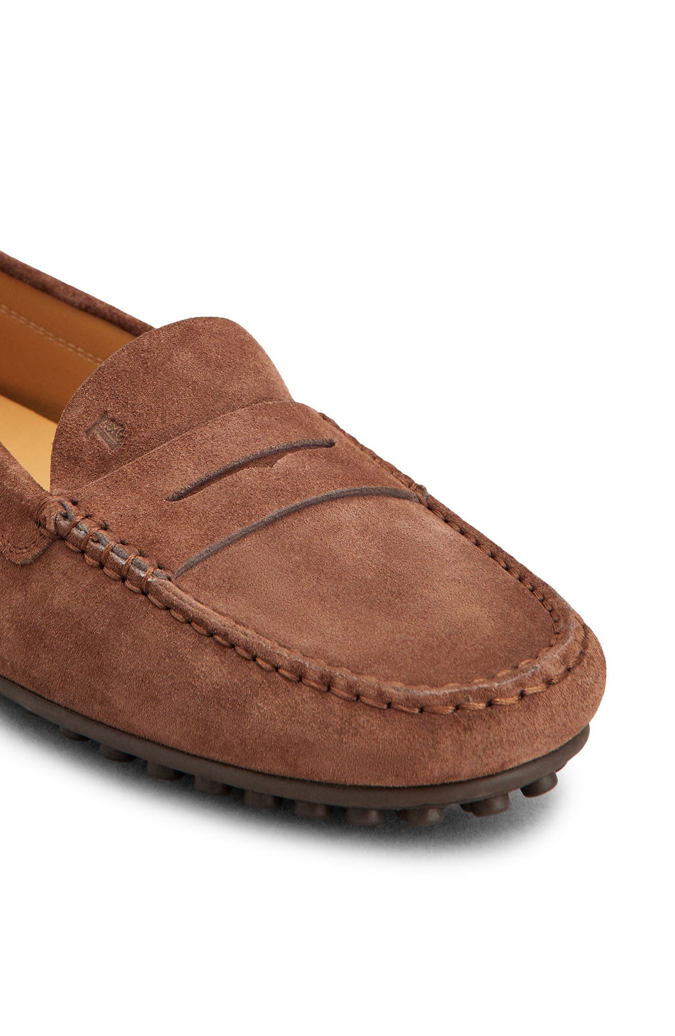 Tod's City Gommino Driving Shoe in Marrone Scuro at Nordstrom - 4