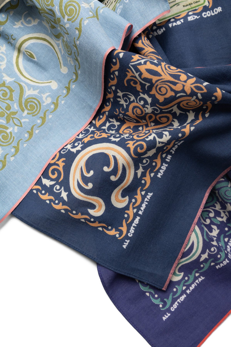 Kapital Fastcolor Selvedge Bandana (Antler NAJA) 20x20 outlook