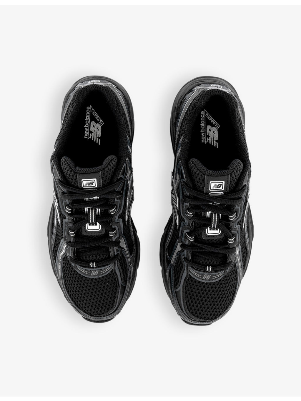 740 V2 logo-embroidered mesh low-top trainers - 2