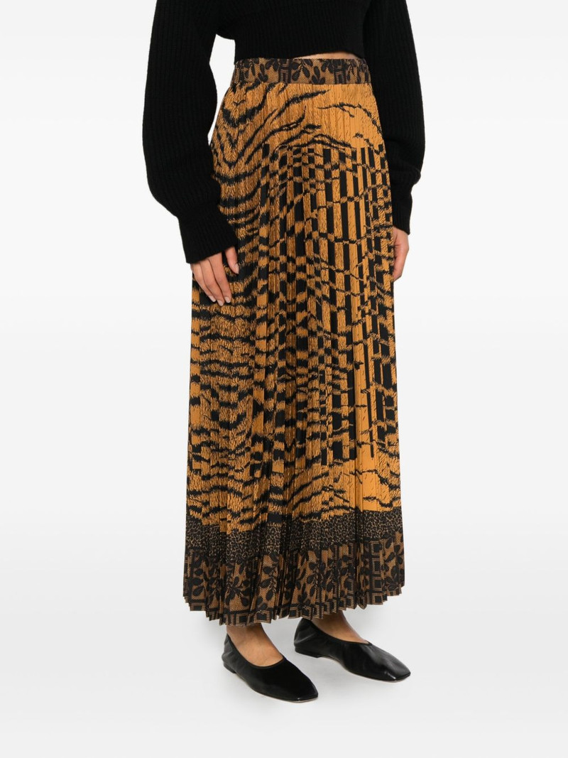 pleated patterned skirt 3