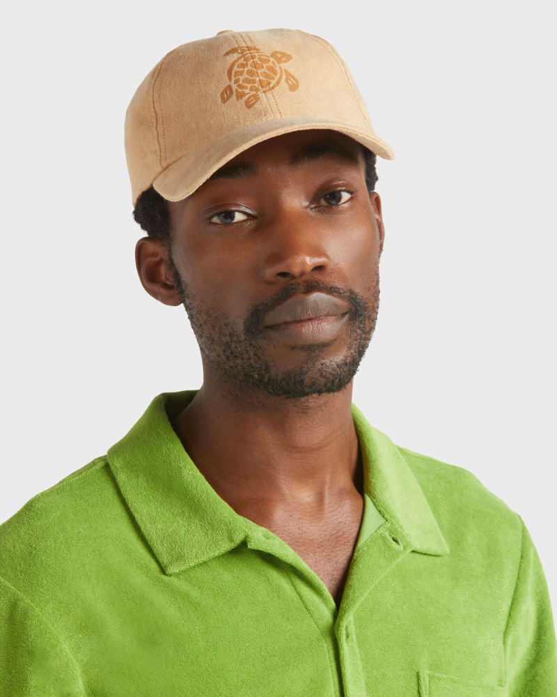 UNISEX LINEN CAP SOLID 3