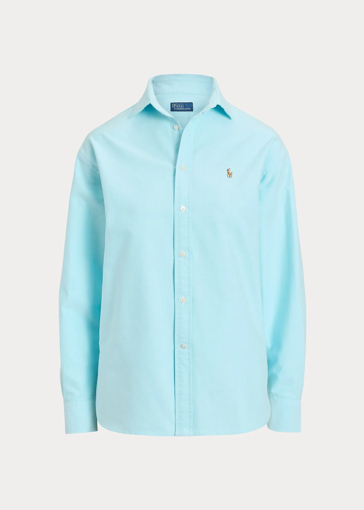 Relaxed Fit Cotton Oxford Shirt - 1