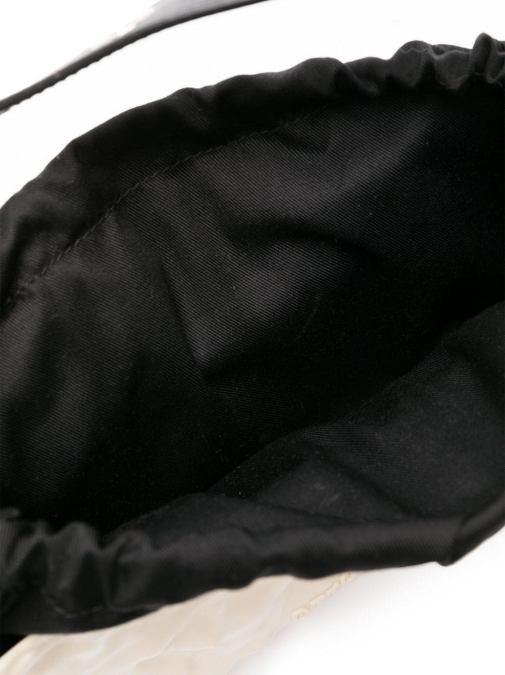 logo-embossed leather shoulder bag - 5