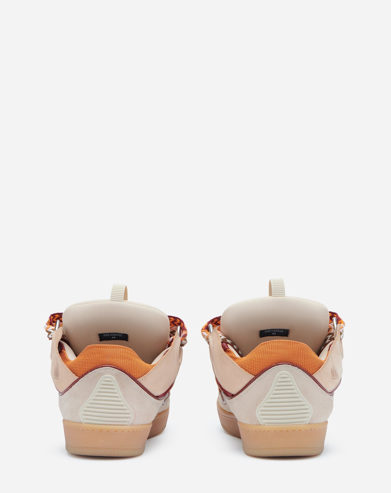 LEATHER CURB SNEAKERS 4