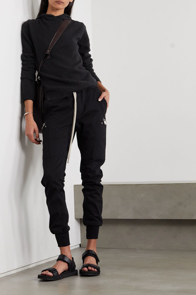 Rick Owens Cashmere and wool-blend hoodie outlook