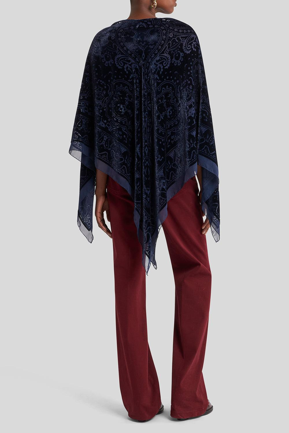 Long Sleeve Poncho - 4