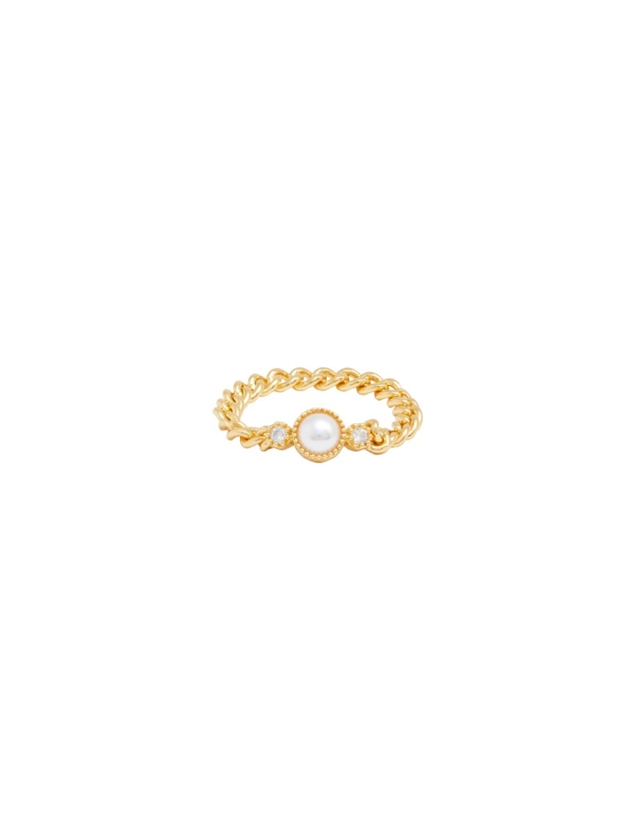 COLLAGE FINE CHAIN RING - 1