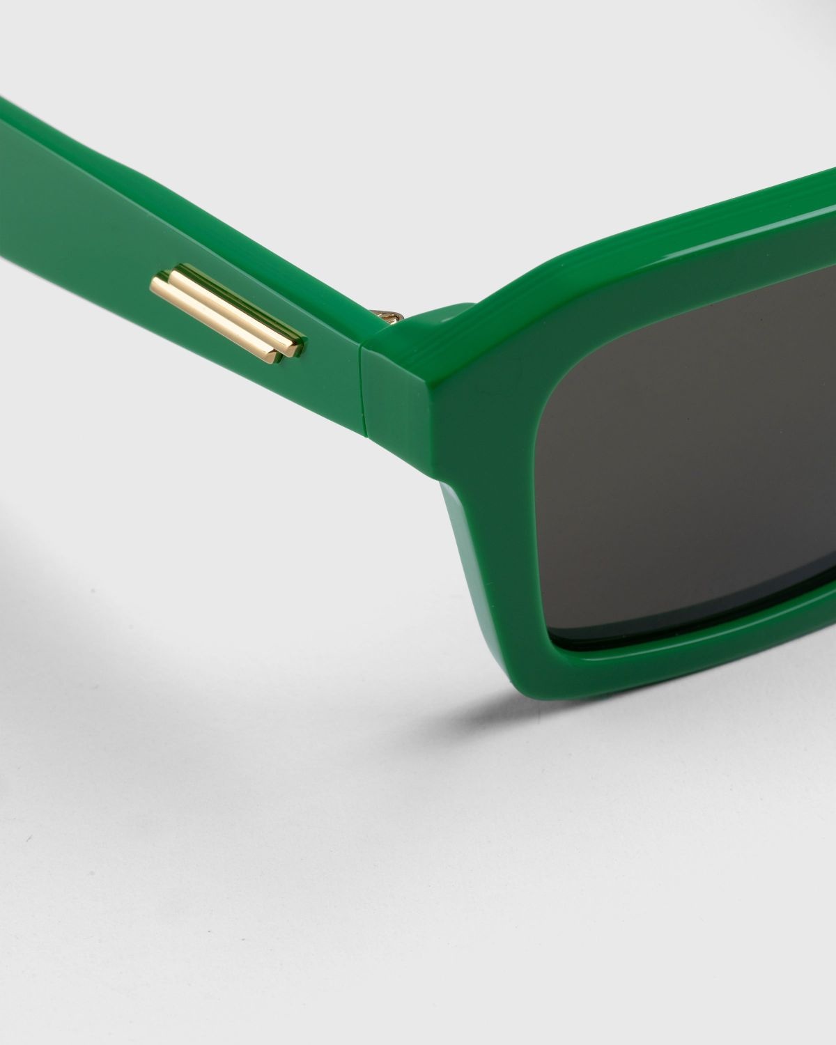Bottega Veneta – Classic Square Sunglasses Green/Green - 3