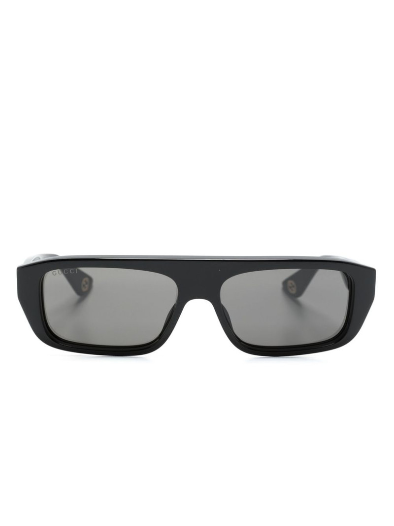 rectangle-frame tinted sunglasses 1