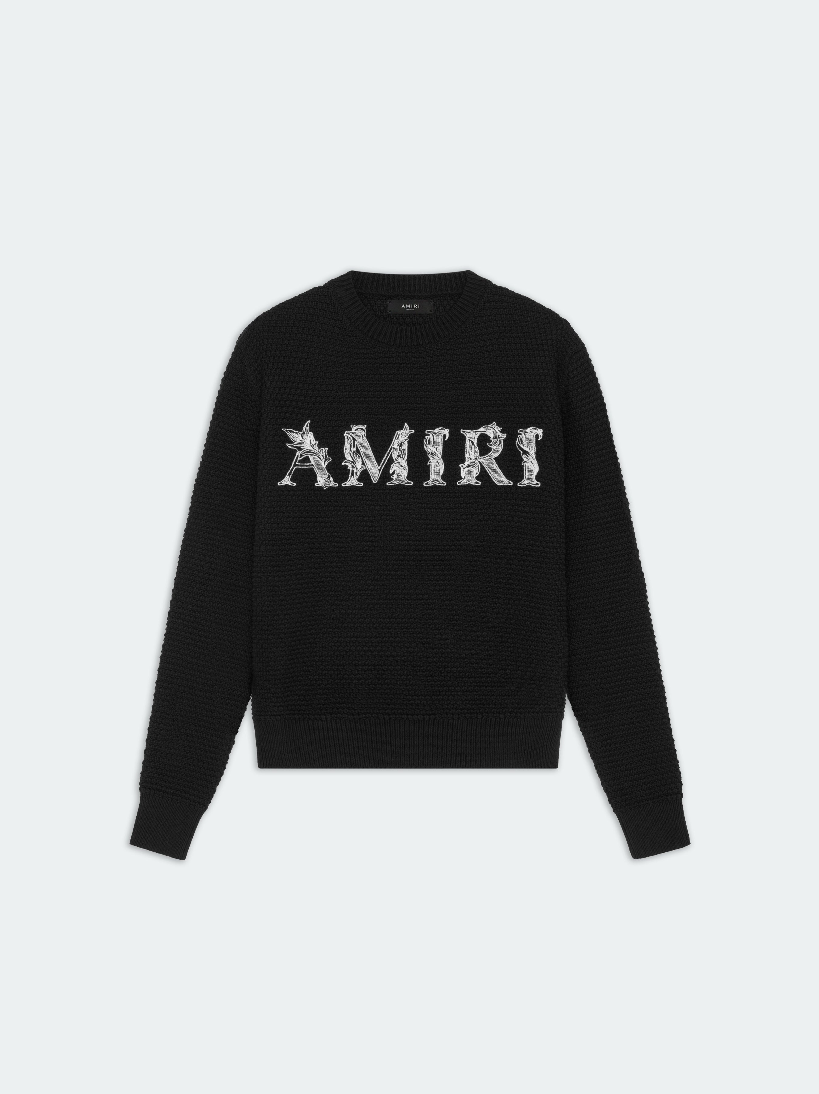 AMIRI BAROQUE LOGO CREW - 1