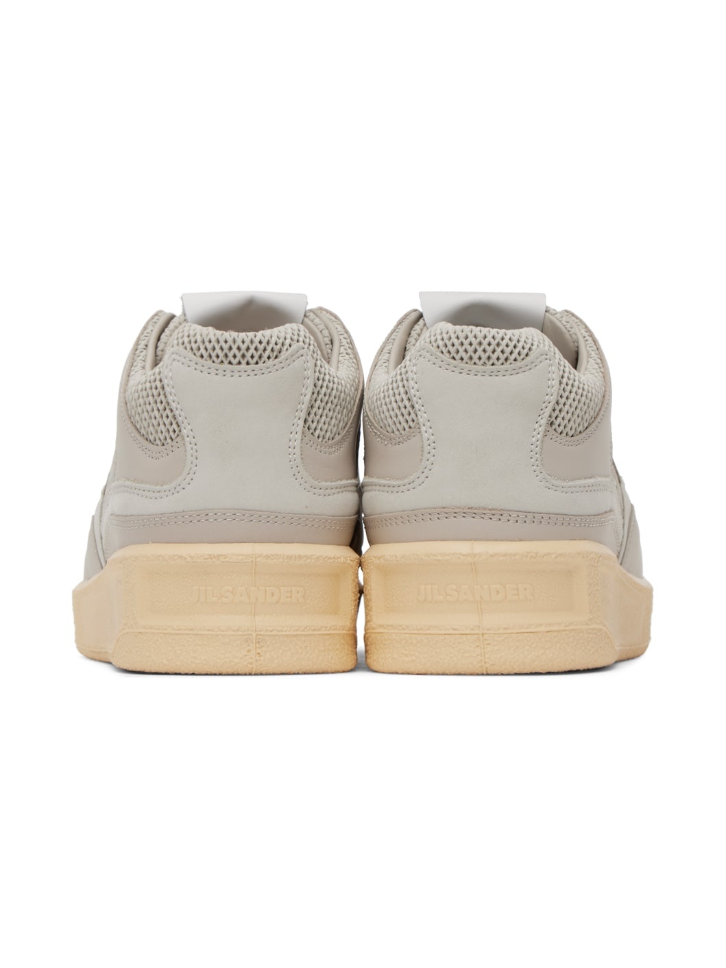 Gray Perforated Sneakers - 2