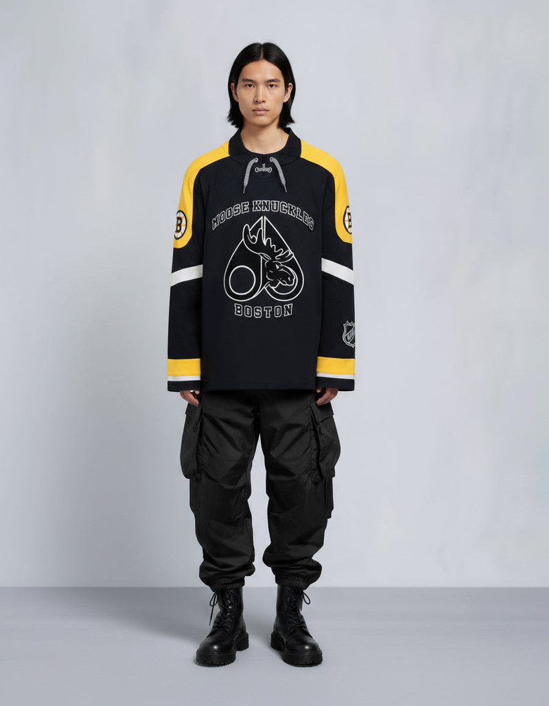 NHL X MOOSE KNUCKLES BRUINS POLO 2