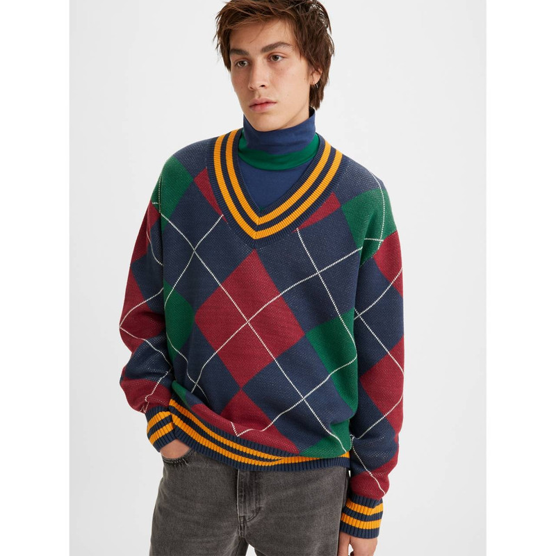 STAY LOOSE V-NECK SWEATER 3