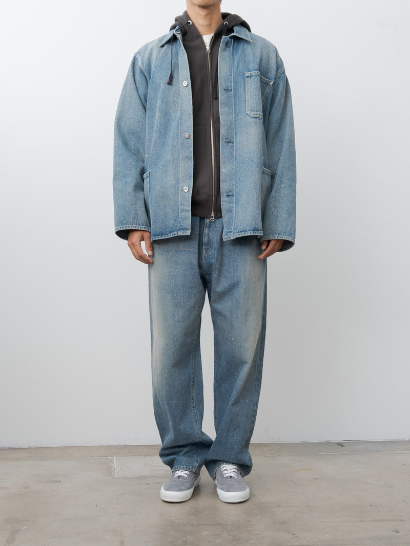 YOKO SAKAMOTO 5Pocket Easy Pants - Fade Indigo outlook