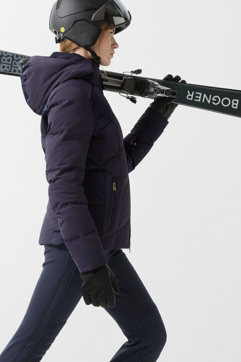 Delin down ski jacket in Navy blue 9