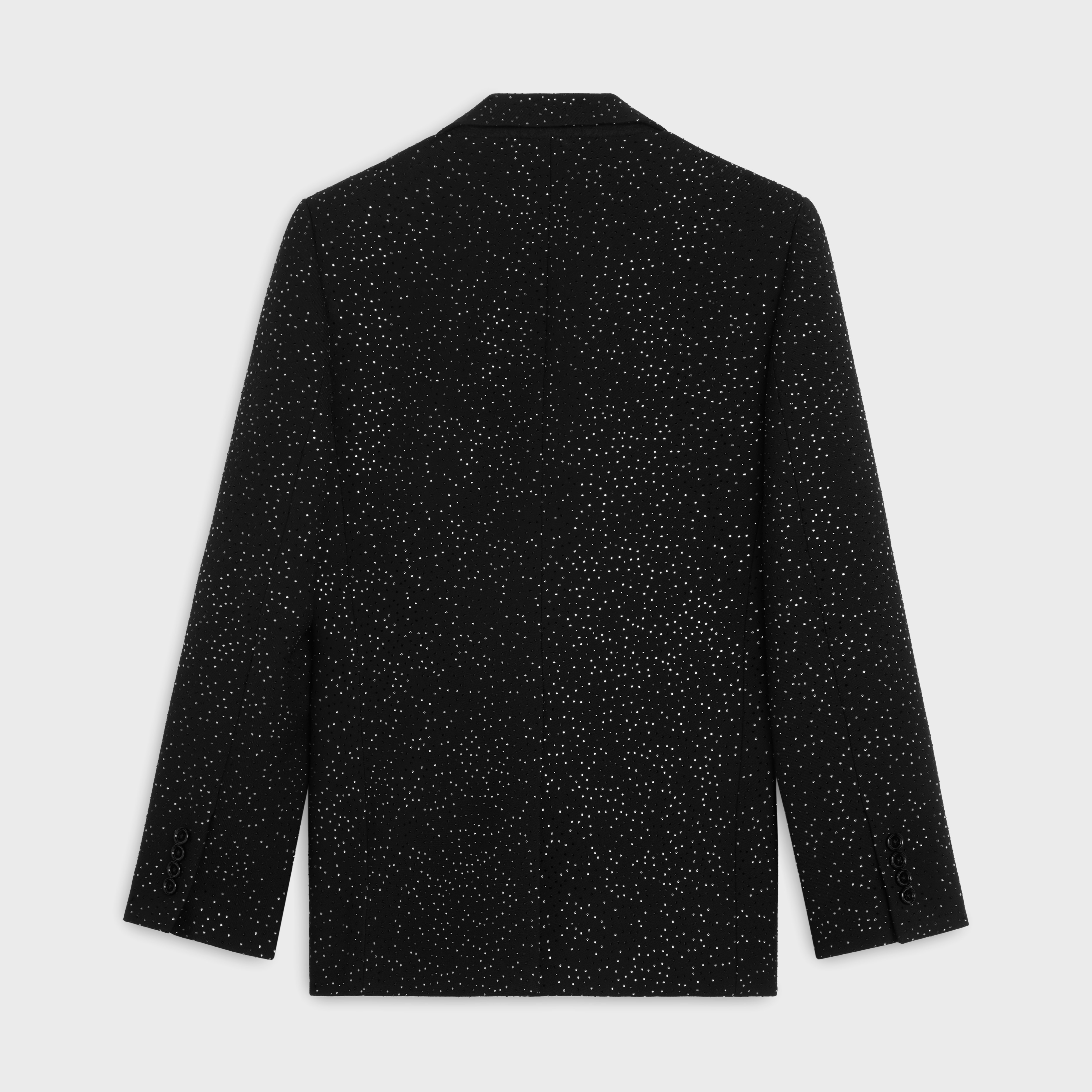 VIP SALE☆CELINE☆BLACK WOOL BLEND JUDE FLOWINGジャケット VIP SALE☆CELINE☆BLACK WOOL BLEND JUDE FLOWINGジャケット