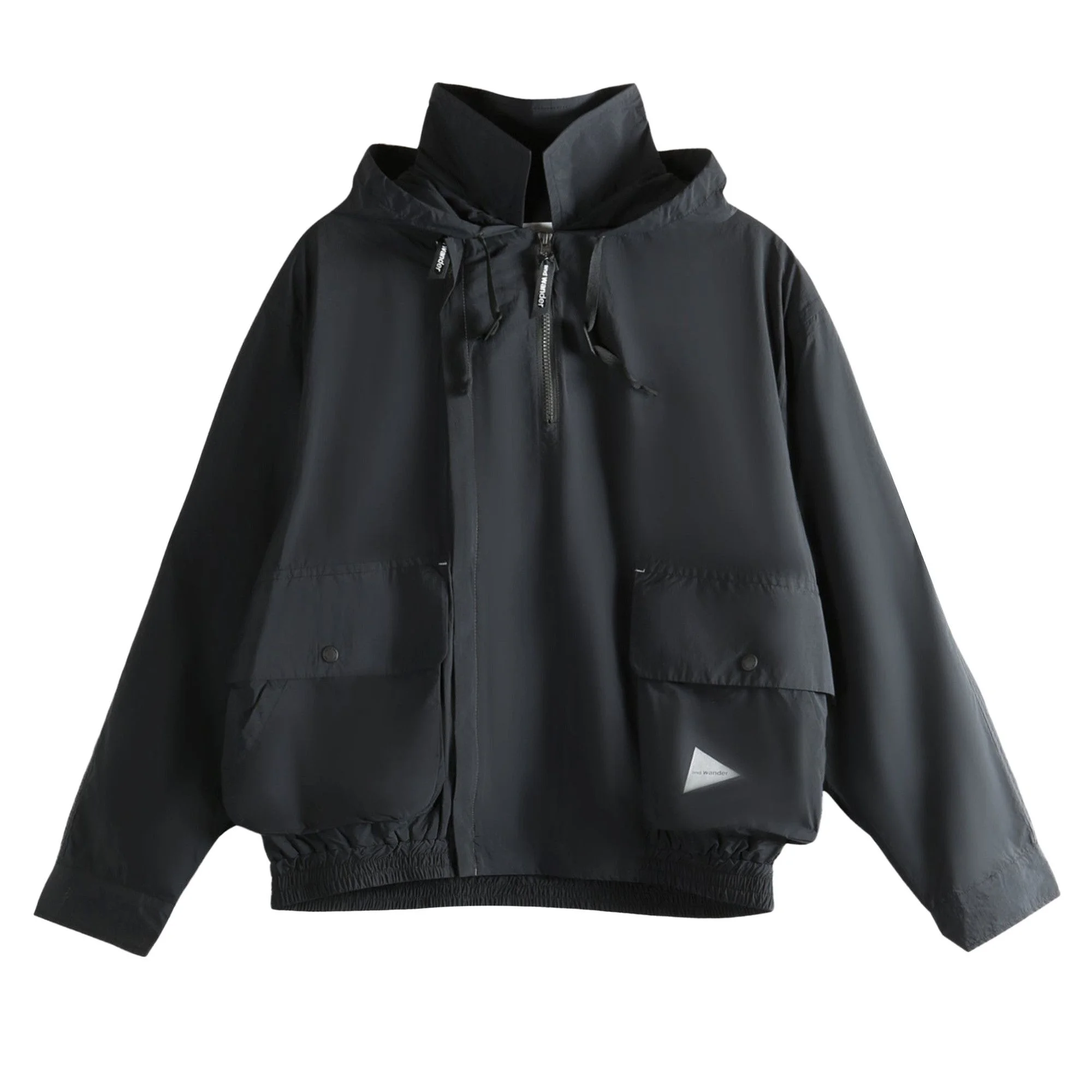 And Wander Water Repellent Light Jacket 'Black' - 1