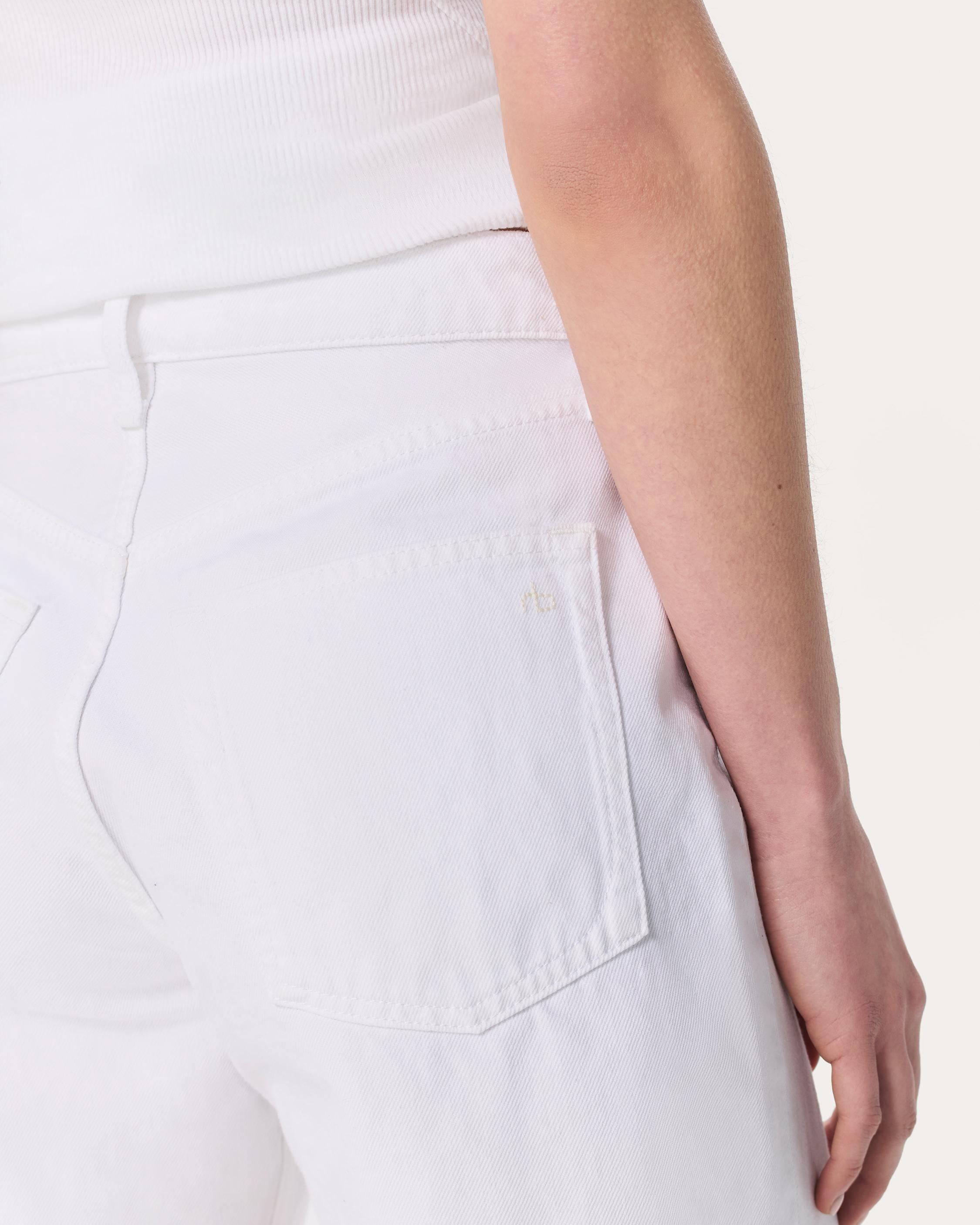 Kaia Denim Shorts
Lightweight Rigid in White - 5