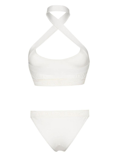 Off-White logo-embroidered bikini outlook