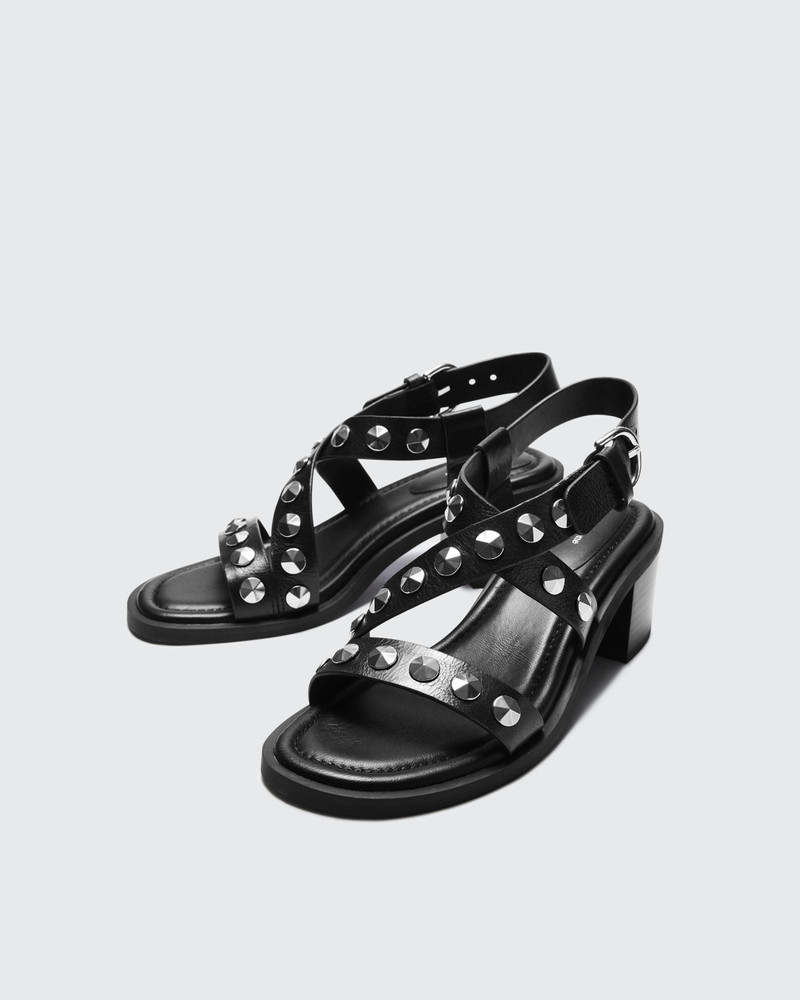 Geo Studded Block Heel - Leather
Heeled Sandal 3