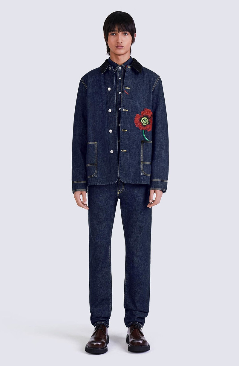 KENZO 'KENZO Poppy' workwear denim jacket outlook