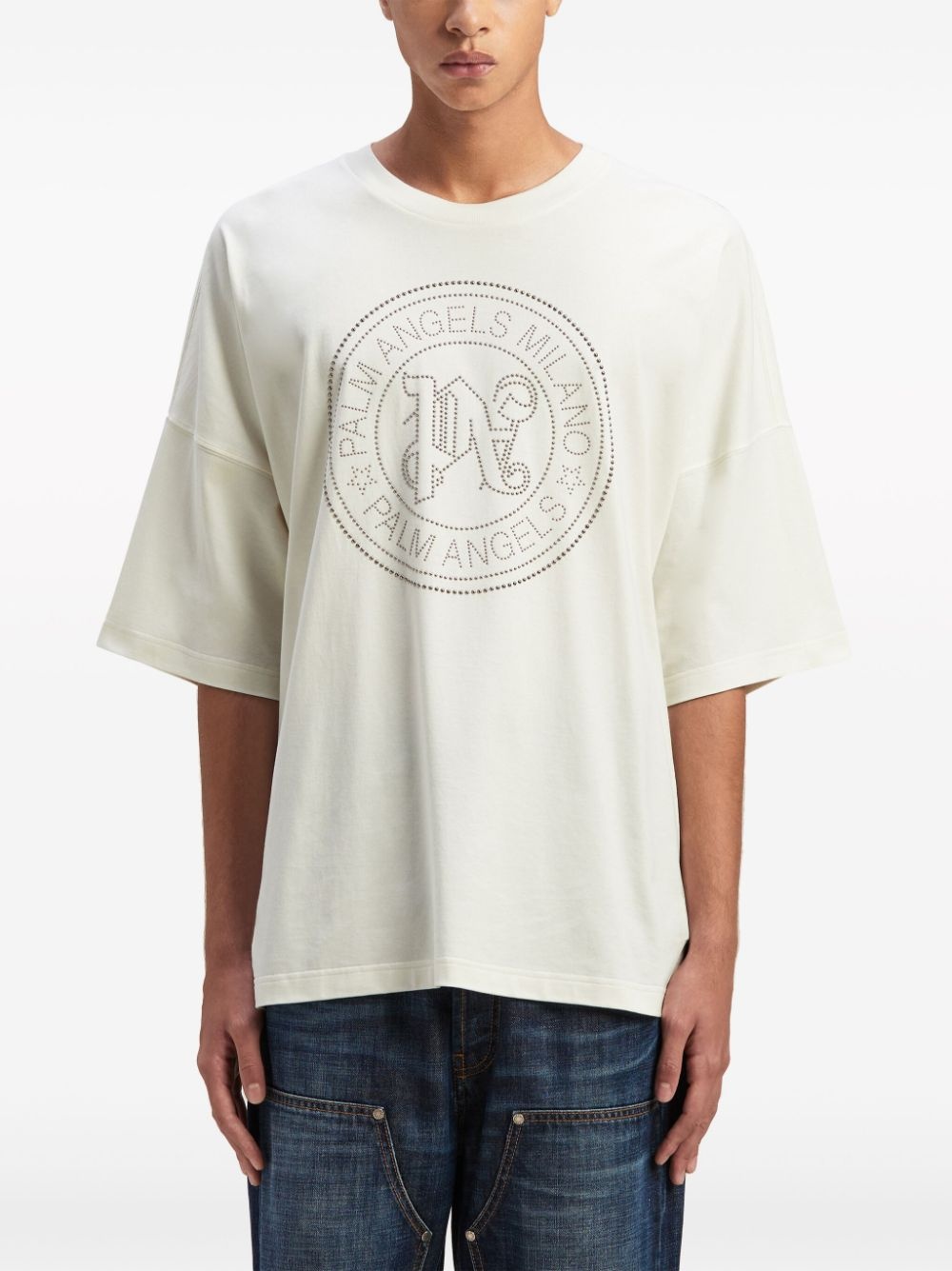 PA City logo-print T-shirt - 3