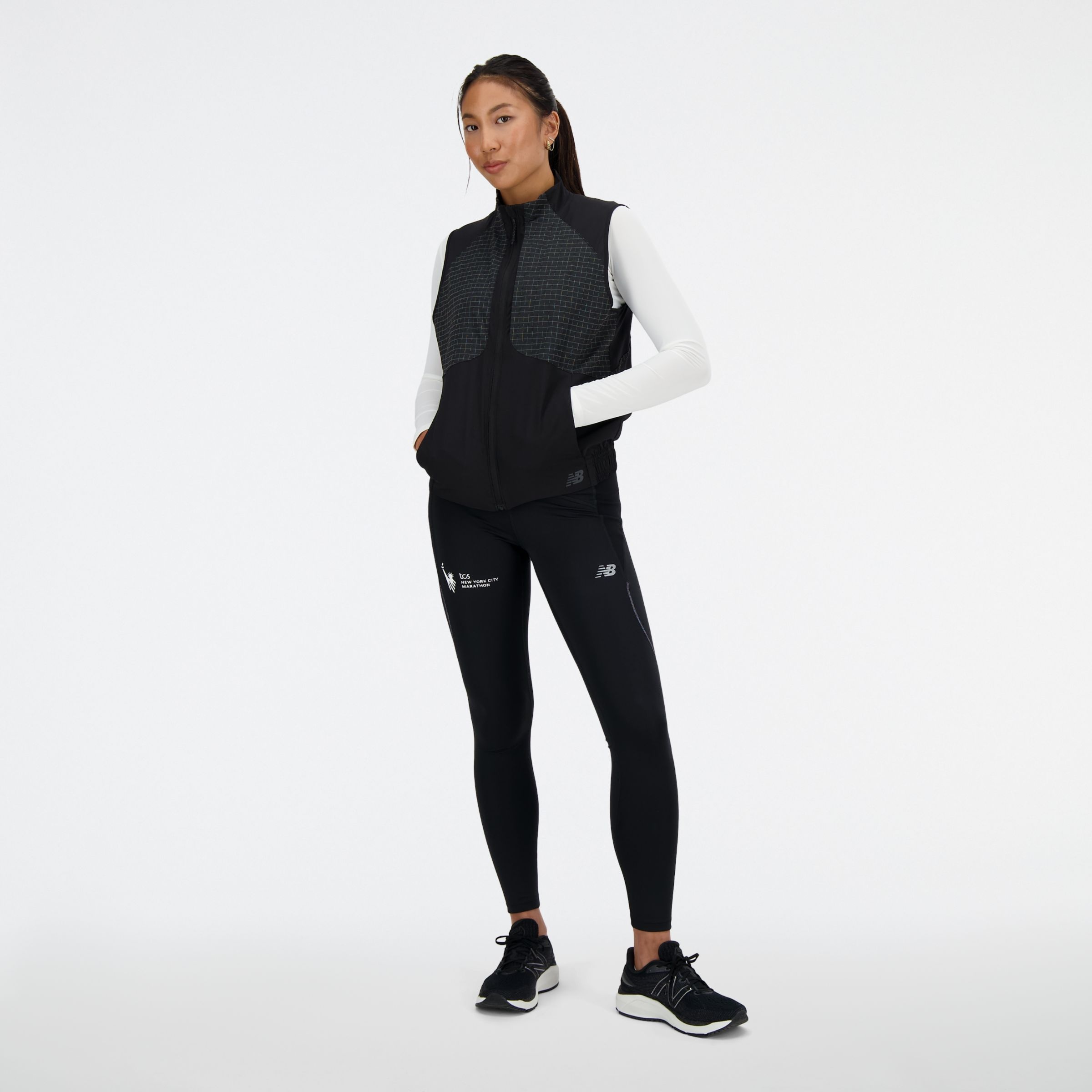 NYC Marathon Impact Run Luminous Packable Vest - 5