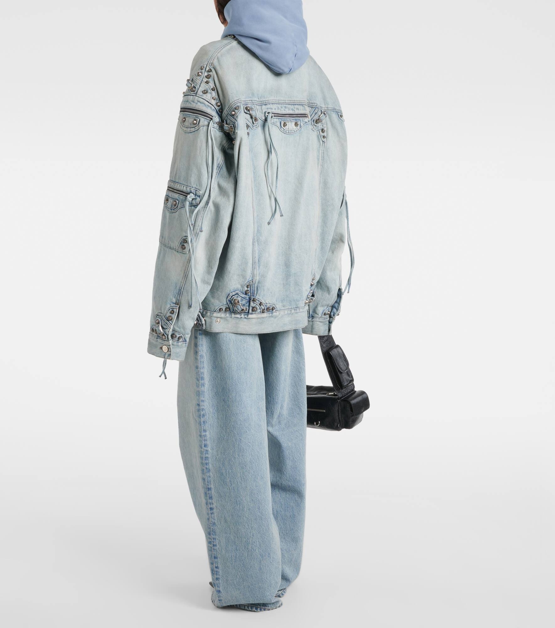 Cagole oversized denim jacket - 3