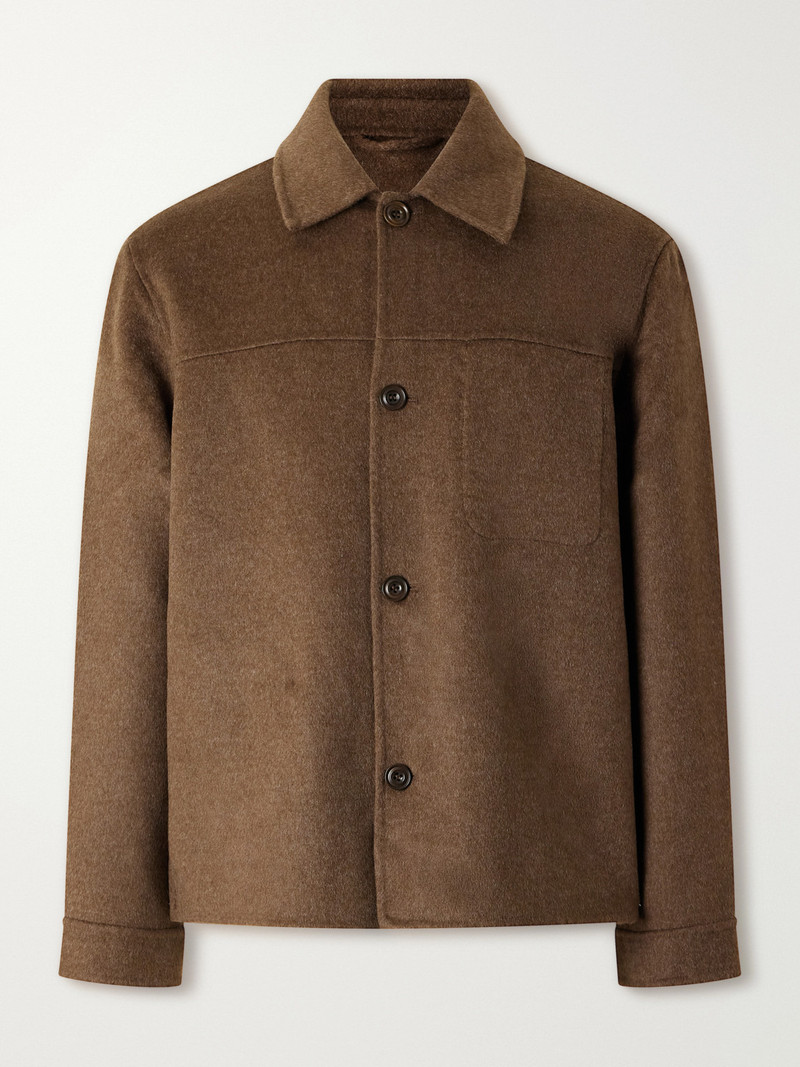 Dary Wool-Blend Felt Blouson Jacket 1