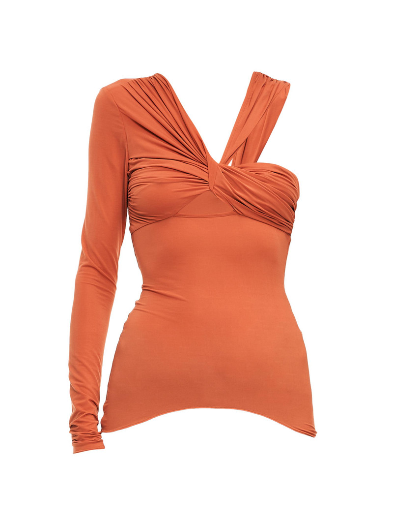 Women's One-Shoulder Top - Autumn Glaze 1