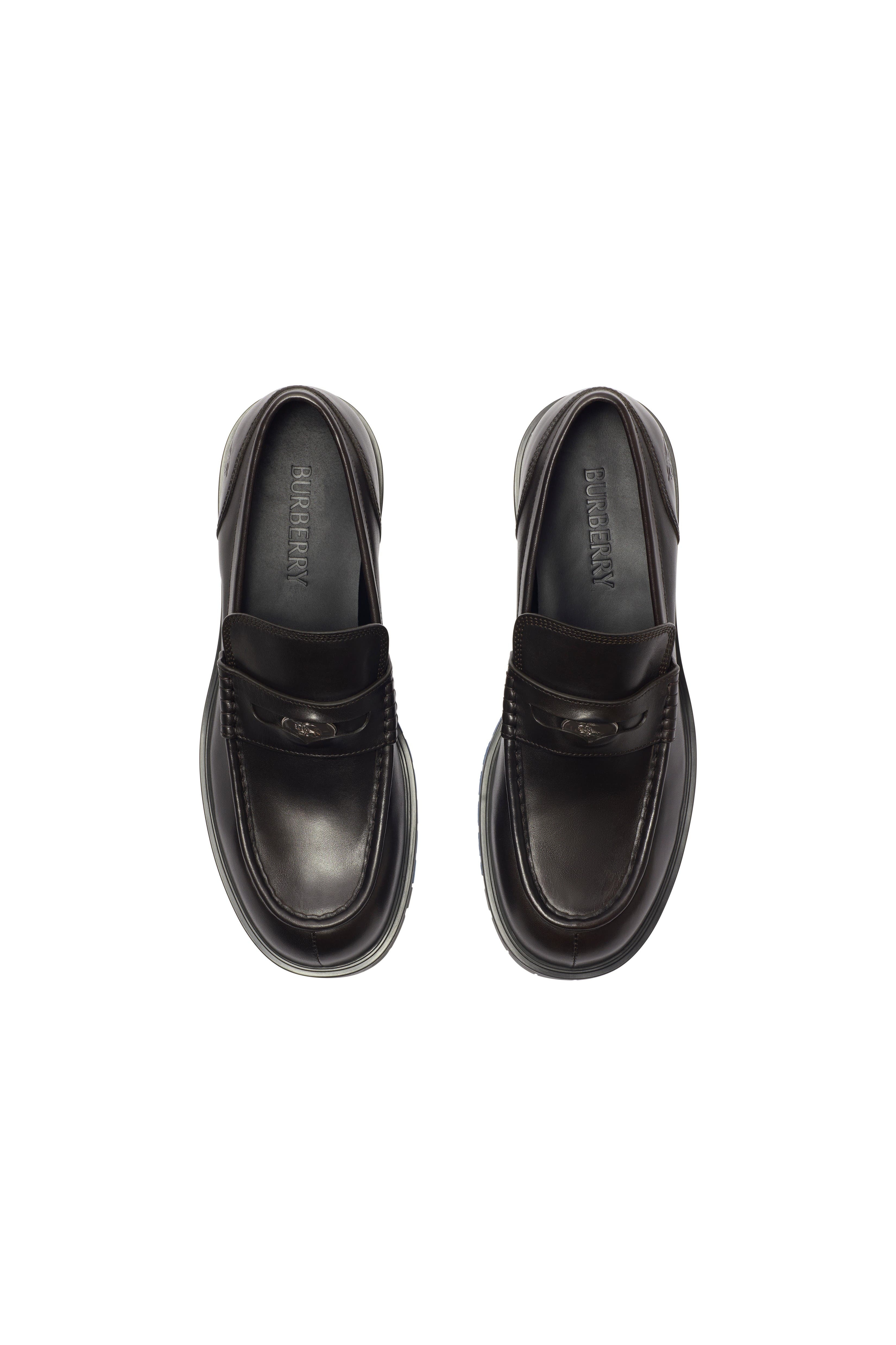 burberry Leather Rogue Loafers in Log at Nordstrom - 5