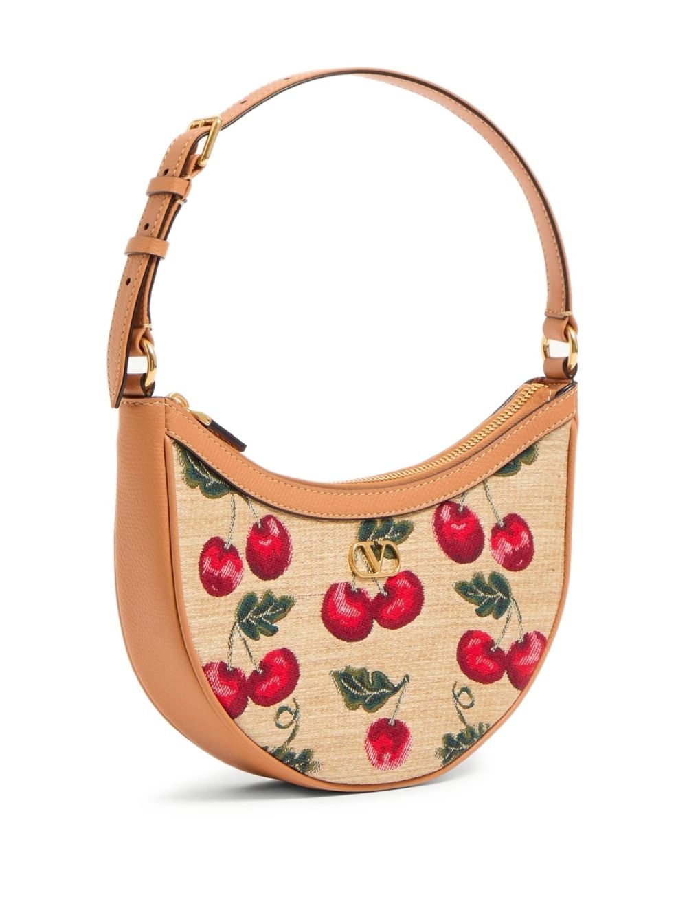 cherry-print shoulder bag - 5