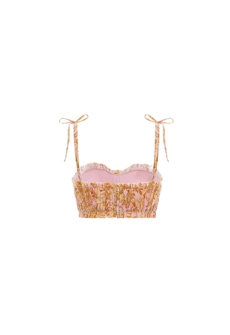 Moringa Vuelo Atardecer Cropped Top 3