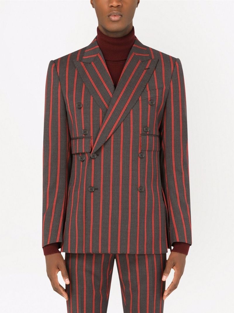 Double-breasted Pinstripe Wool suit - 3