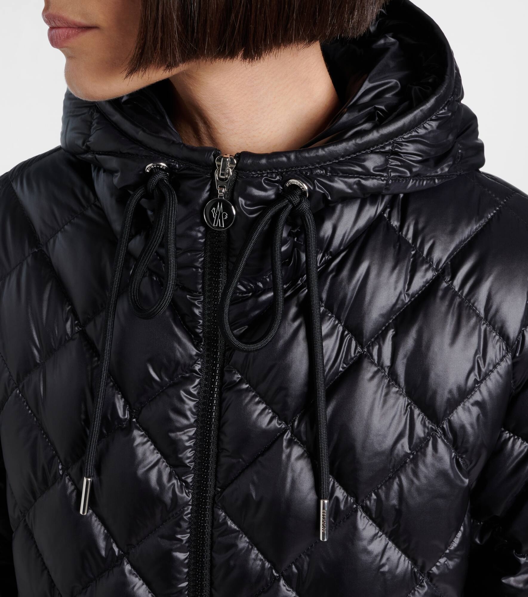Quilted down jacket - 4