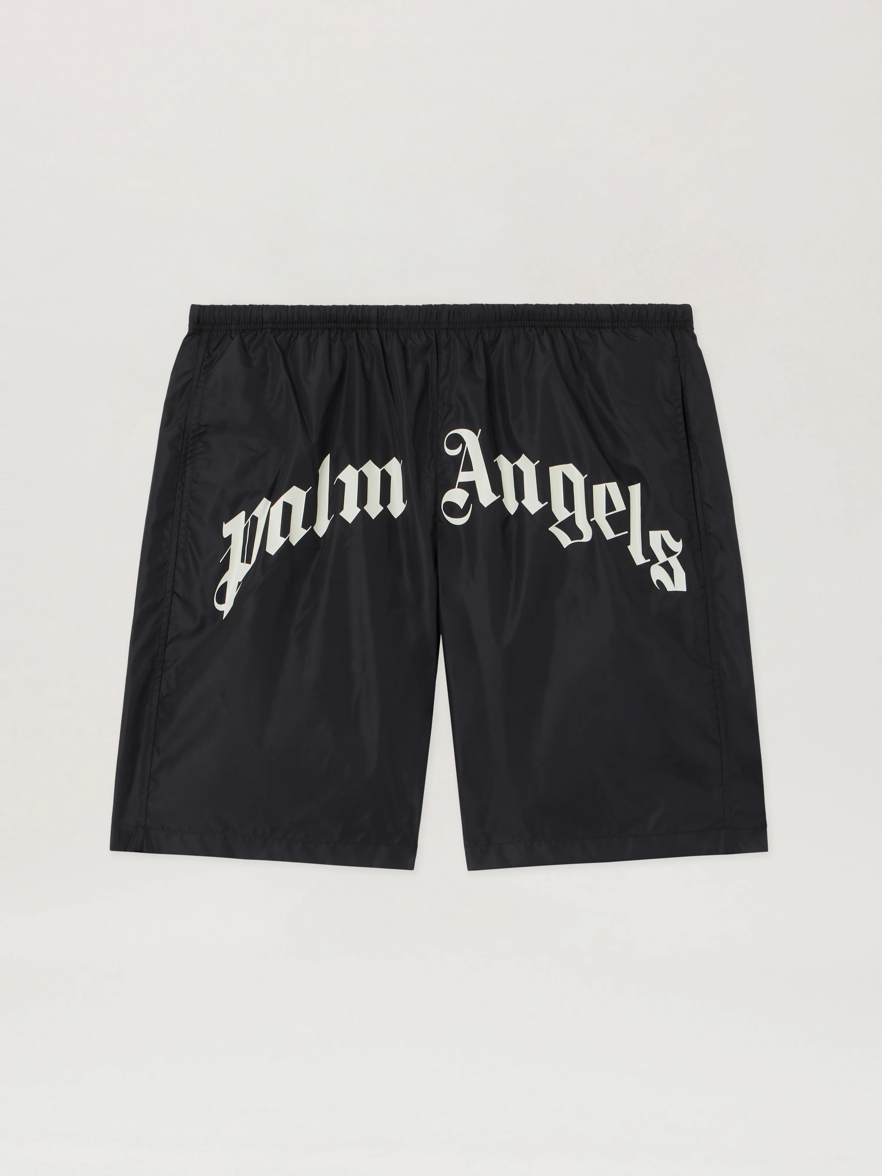 Curved Logo Swimshorts - 1