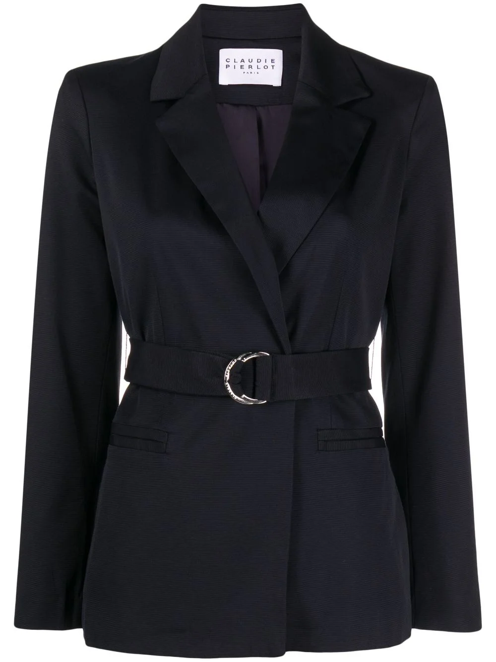 belted-waist blazer - 1