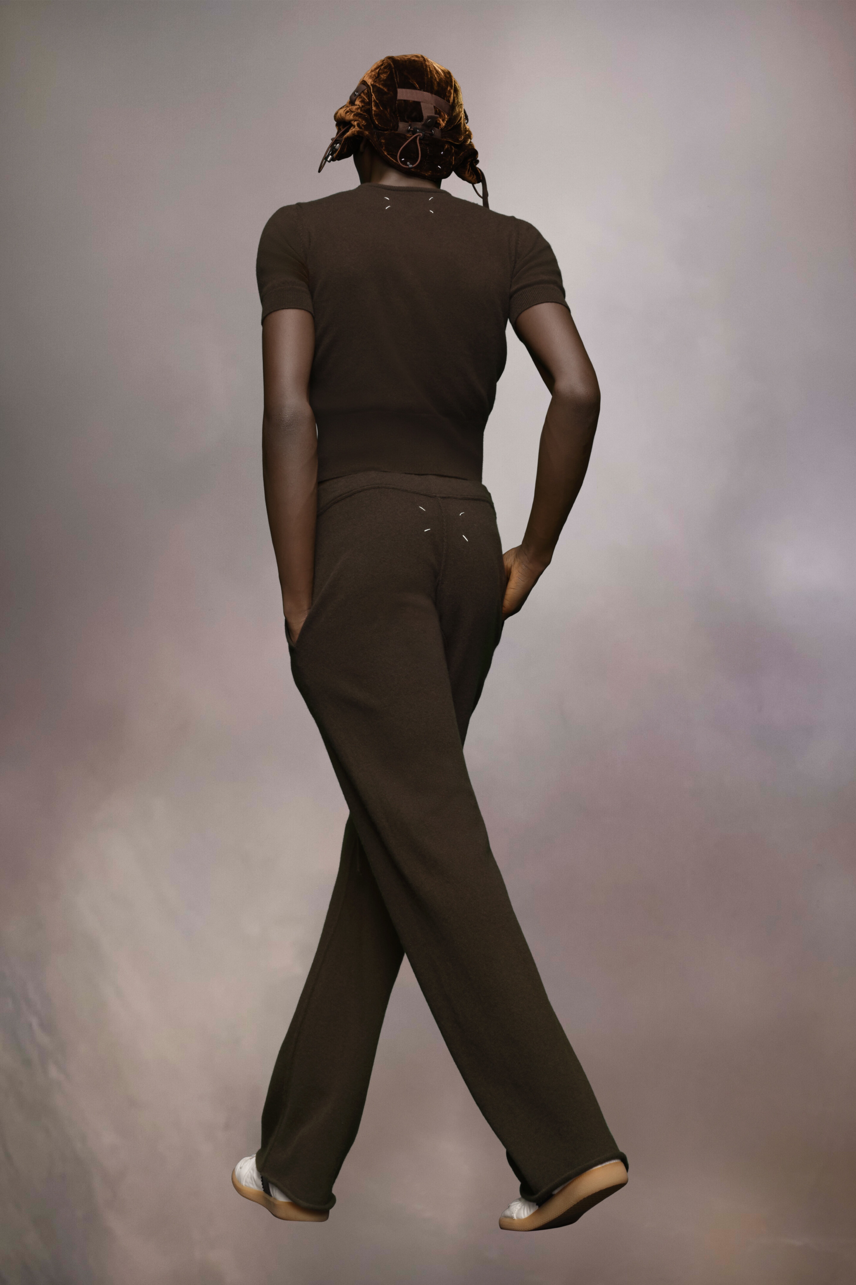 Cashmere knit trousers - 5