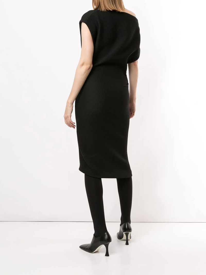 off-shoulder midi dress 4