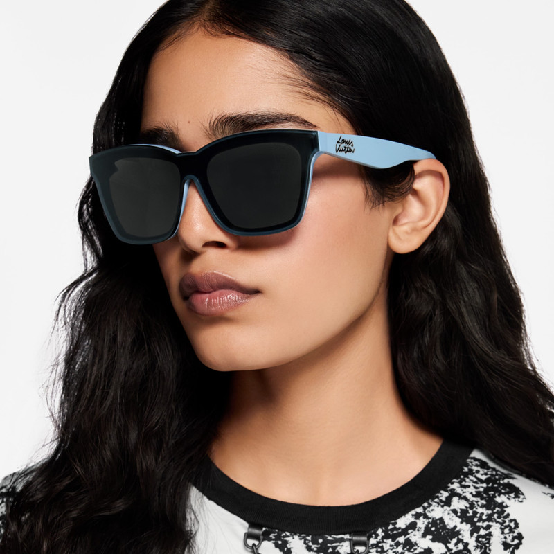 LV Script Square Sunglasses 4