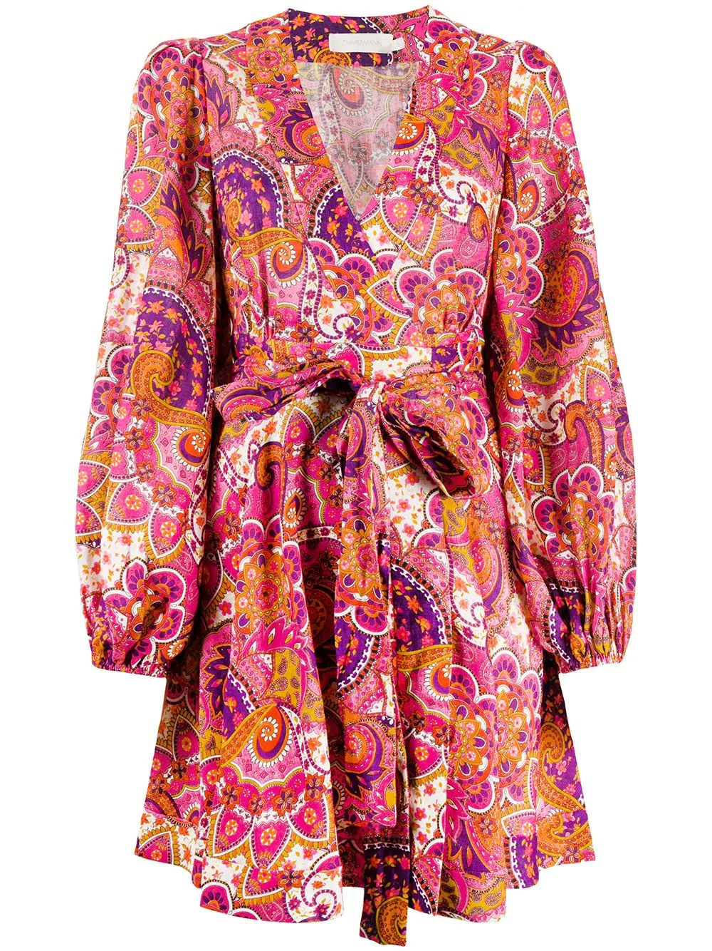 paisley shift dress - 1