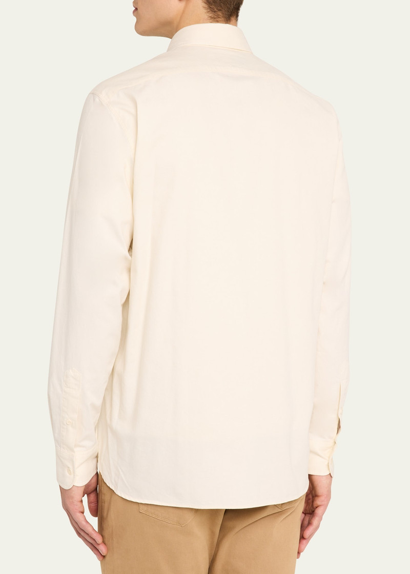 Men's Chino Twill Casual Button-Down Shirt 3