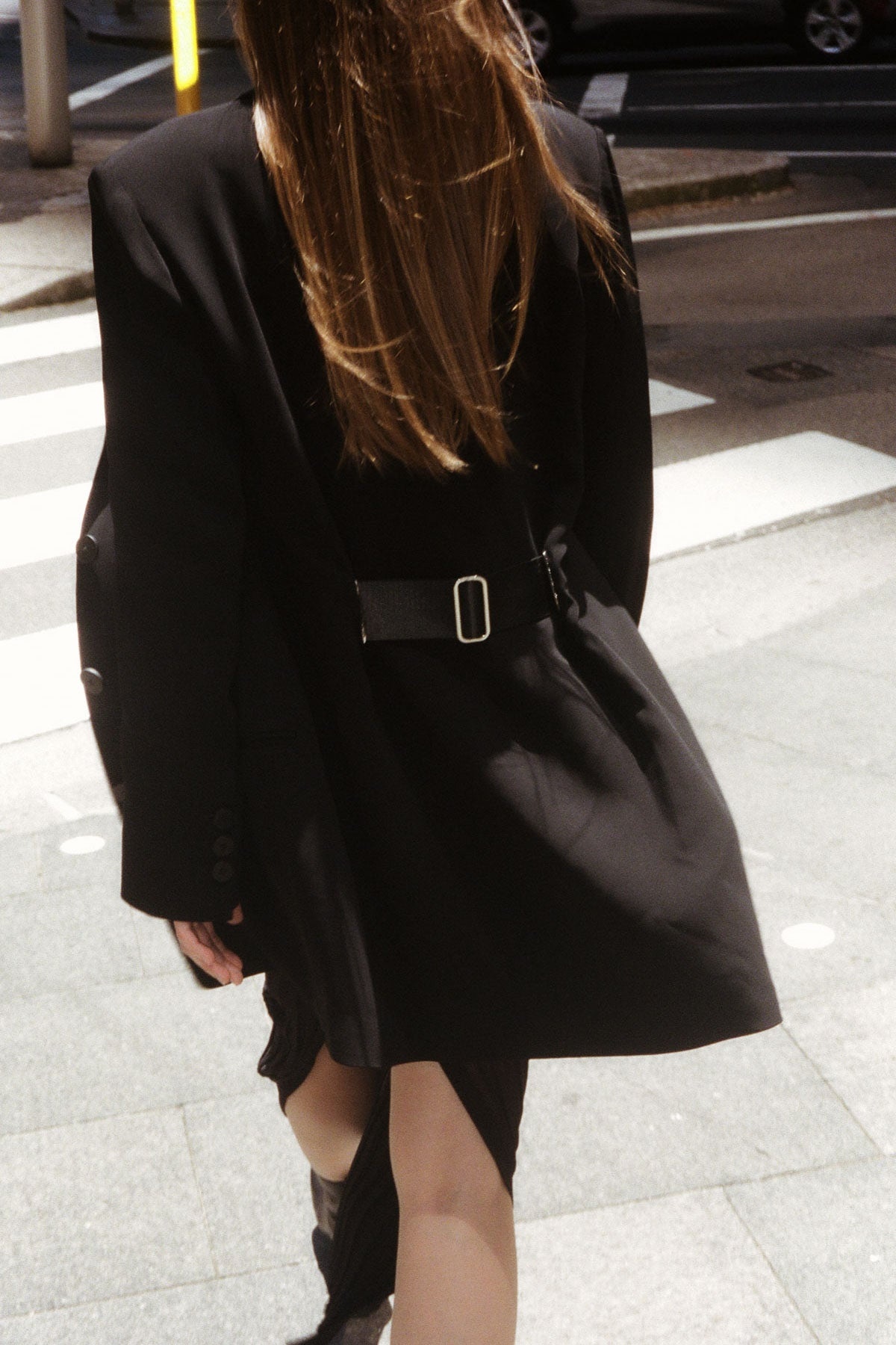 Blazer Dress - Black - 4