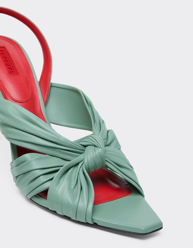 Leather slingback sandal 6