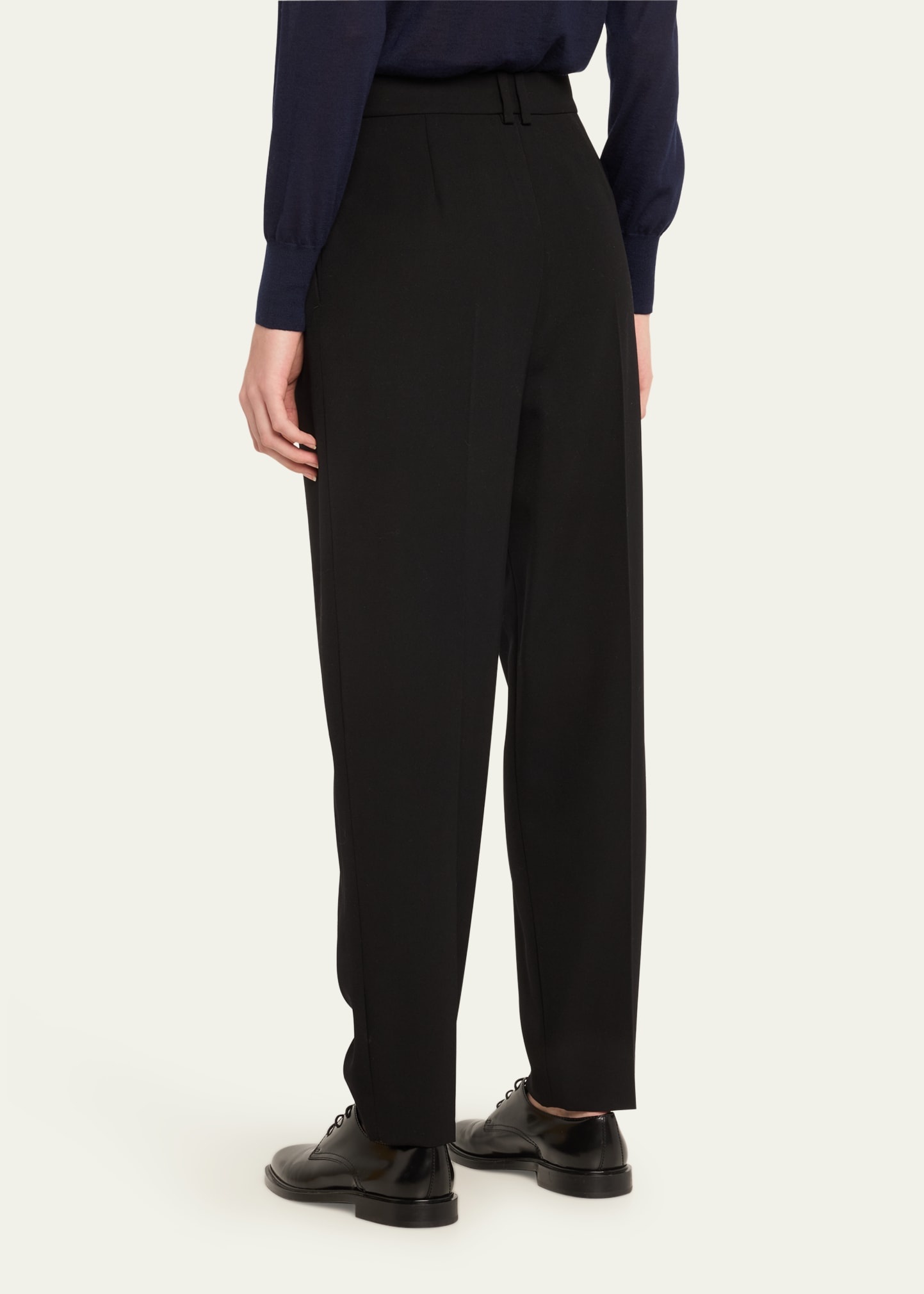 Corby Pleated Straight-Leg Wool Pants - 3