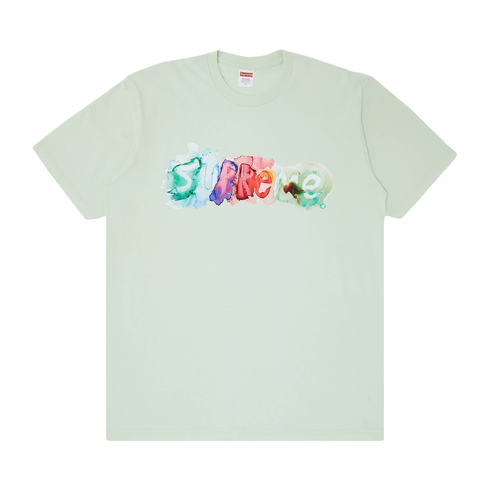 Supreme Watercolor Tee 'Pale Green' - 1